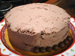 Gâteau aux perles de chocolat