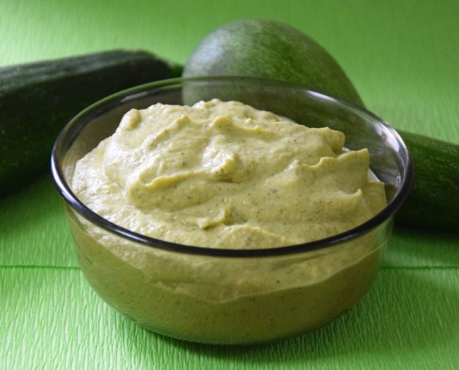 Mousse de courgettes au pesto Mousse de courgettes au pesto